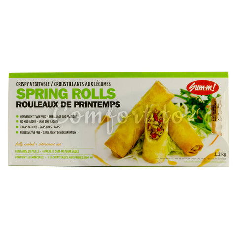 $2.5 OFF - Sum-m! Crispy Vegetable Spring Rolls, 2 x 0.6 kg