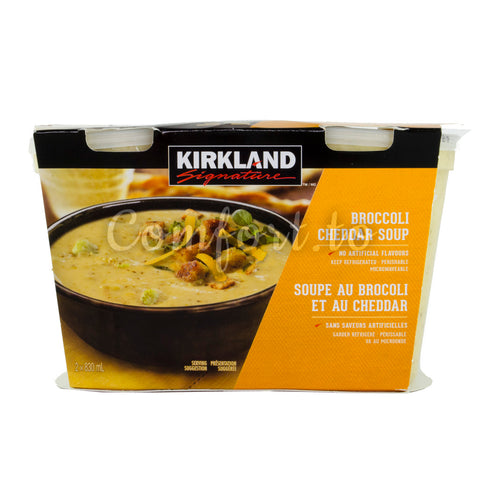 Kirkland Cheddar Broccoli Soup, 2 x 830 mL