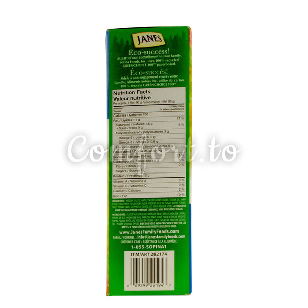 Janes Frozen Battered Haddock, 1 kg Comfort.to