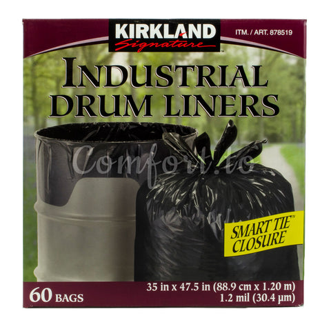 Kirkland Industrial Drum Liners, 60 liners