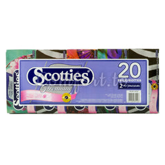 Scotties 2 Ply Facial Tissue, 20 x 123 tissues