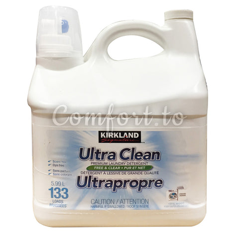 Kirkland Ultra Clean Free & Clear Laundry Detergent, 133 loads