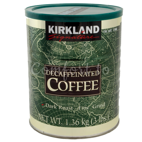 Kirkland Arabica Decaffeinated Dark Roast Fine Grind Coffee, 1.4 kg