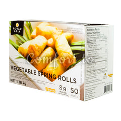 Royal Asia Frozen Vegetable Spring Rolls, 1.4 kg