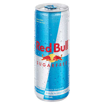 Red Bull Sugar-free Energy Drink Small, 24 x 250 mL