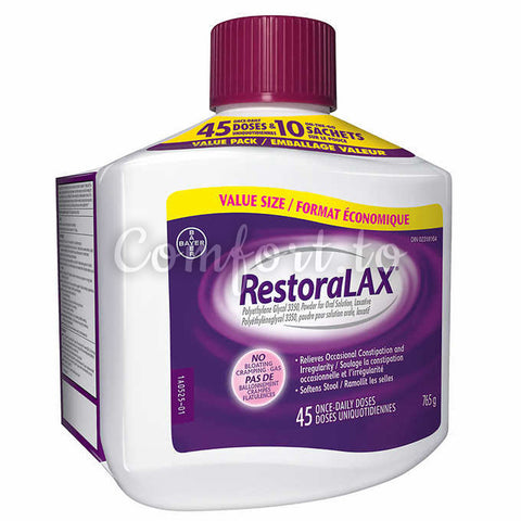 $8 OFF - Restoralax Laxative 45 Doses & 10 Sachets, 2 x 36 doses