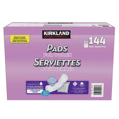 Kirkland Signature Long Pads , 144 units