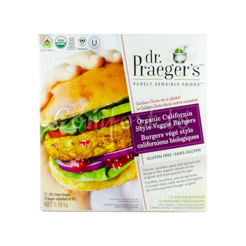 Dr. Praeger's Organic California Burgers, 12 x 99 g