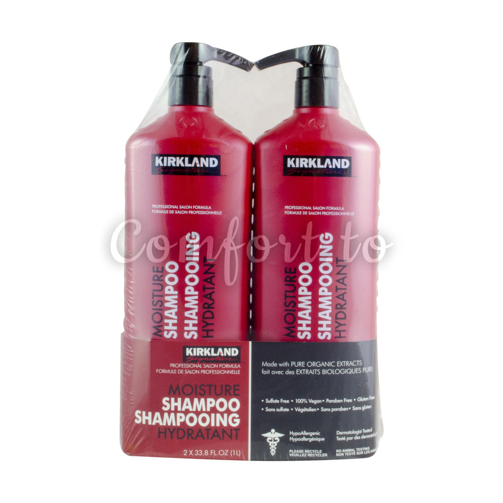 Kirkland Signature Moisture Shampoo, 2 x 1 L