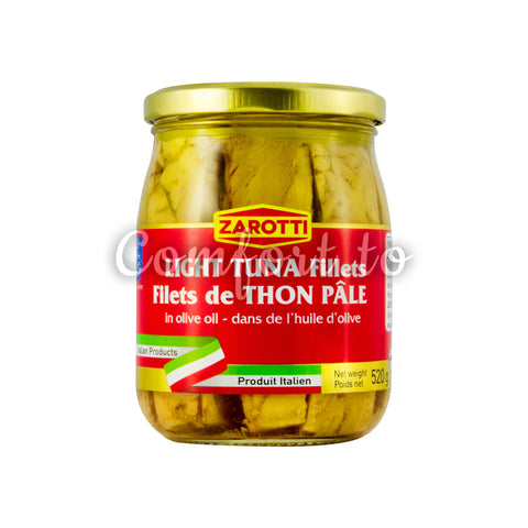 Zarotti Light Tuna Fillets In Olive Oil, 520 g