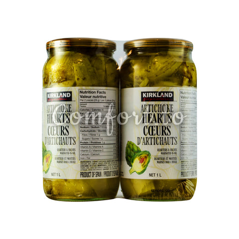 Kirkland Signature Artichoke Hearts, 2 x 1 L
