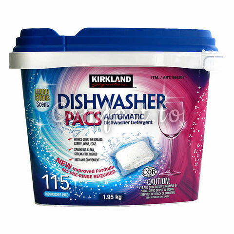 Kirkland Ultra Shine Dishwasher Detergent, 115 loads