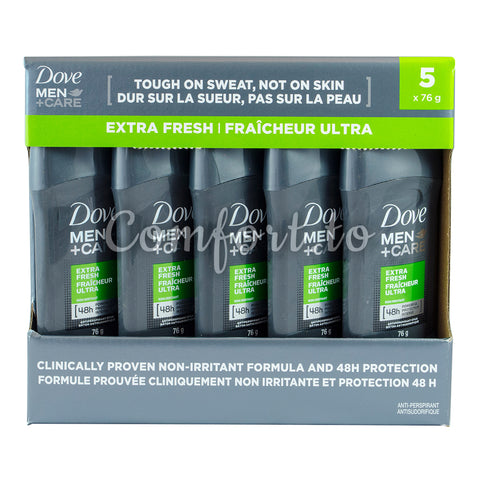 Dove Men Care Anti-Perspirant , 5 x 76 g