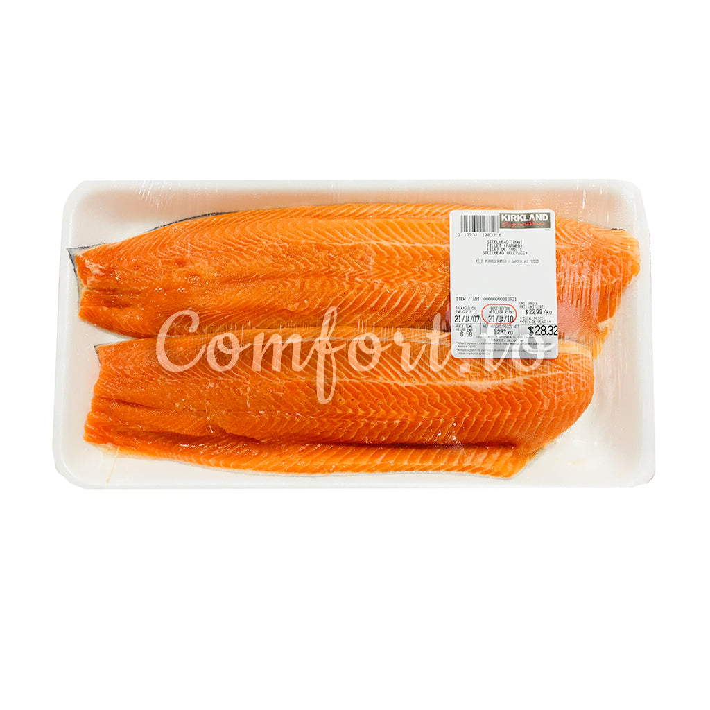 Kirkland Steelhead Trout Fillet Farmed, 1.5 kg