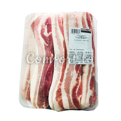 Sliced Pork Belly Skinless, 2.6 kg