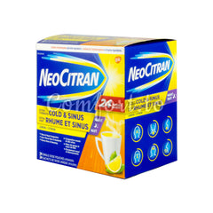 NeoCitran Cold and Sinus Night, 24 pouches