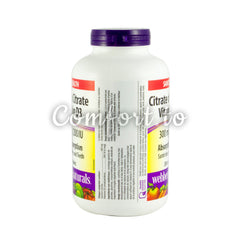 Webber Natural Calcium Citrate Vitamin D3 300 mg / 200 IU, 350 tablets