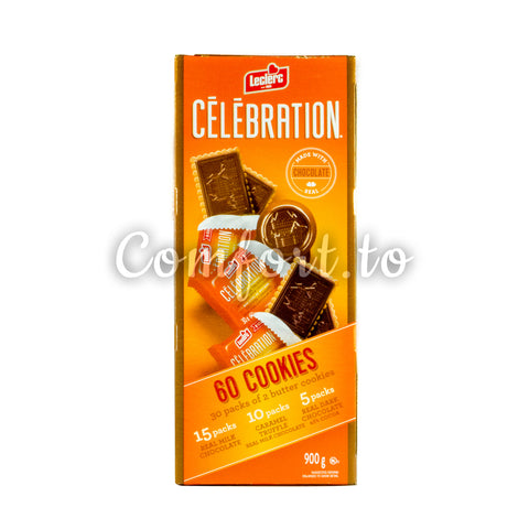 Leclerc Celebration Chocolate Cookies, 30 x 2 cookies