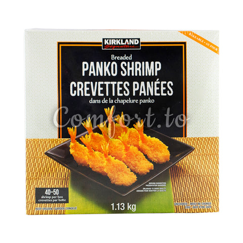 Kirkland Frozen Panko Breaded Shrimp, 1.1 kg