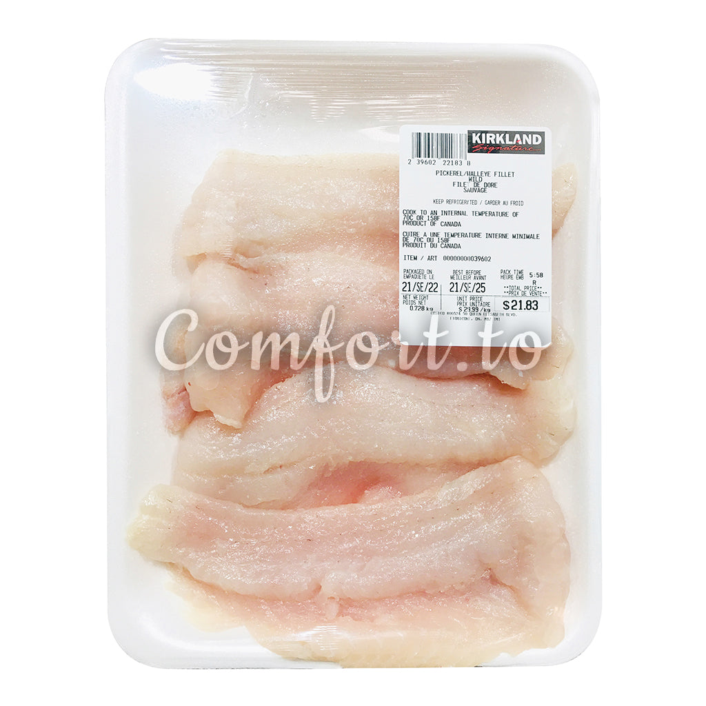 Kirkland Wild Pickerel Walleye Fillet, 0.9 kg
