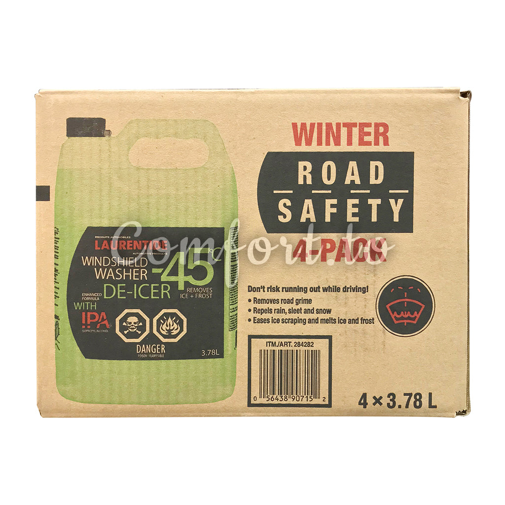 Winter Laurentine Windshield Washer, 4 x 3.8 L