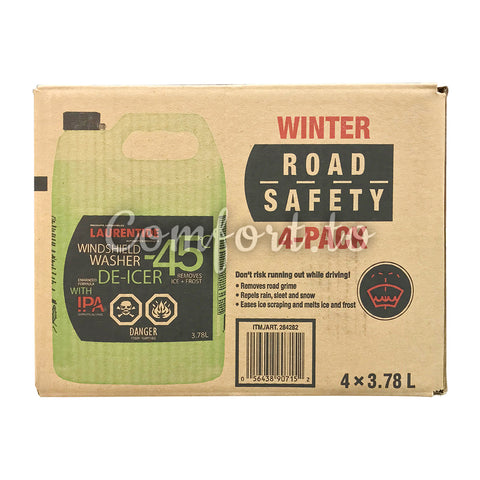 Winter Laurentine Windshield Washer, 4 x 3.8 L