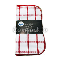 Kitchen Works Dishcloths 100% Cotton, 15 units