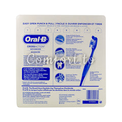 Oral-B Cross Max clean Toothbrushes(medium), 8 units