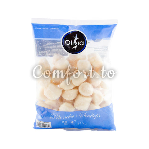Olivia Frozen Scallops 20/40, 680 g