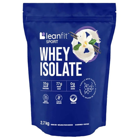 LeanFit Whey Isolate Protein Vanilla, 2.7 kg