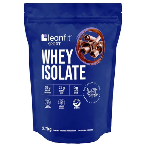 LeanFit Whey Isolate Protein Chocolate, 2.7 kg