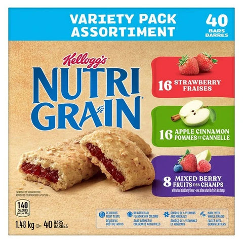 Kellogg's Nutri Grain Bars, 40 x 37 g