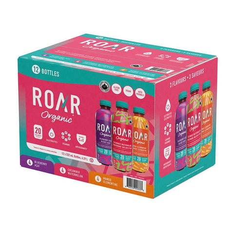 Roar Organic Vitamin Water, 12 x 532 mL