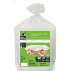 Café express 38oz Clear Takeout, 42 units