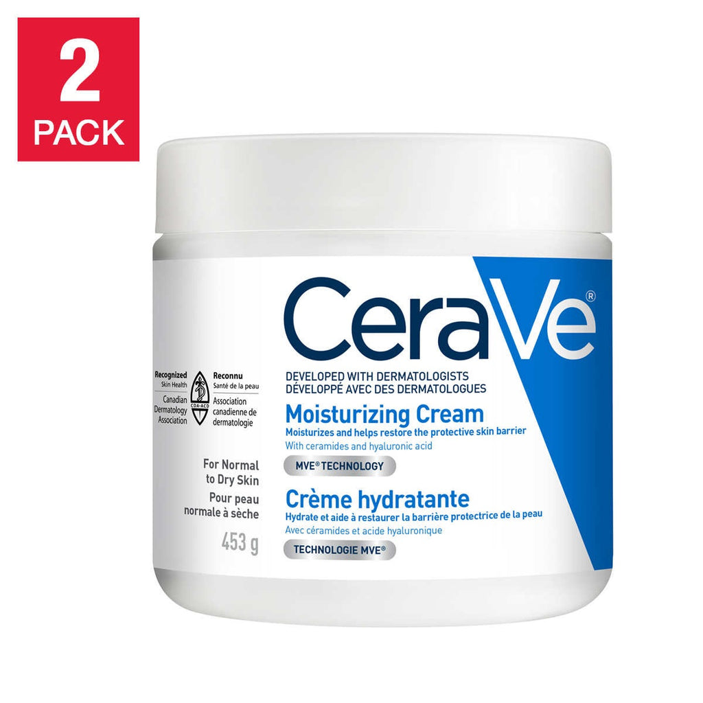 $6 OFF - CeraVe Moisturizing Cream, 2 x 453 g