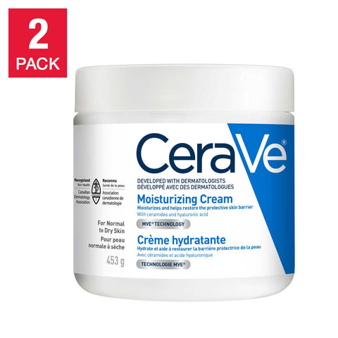 $6 OFF - CeraVe Moisturizing Cream, 2 x 453 g