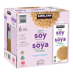 Kirkland Organic Fortified Soy Beverage, 6 x 0.9 L
