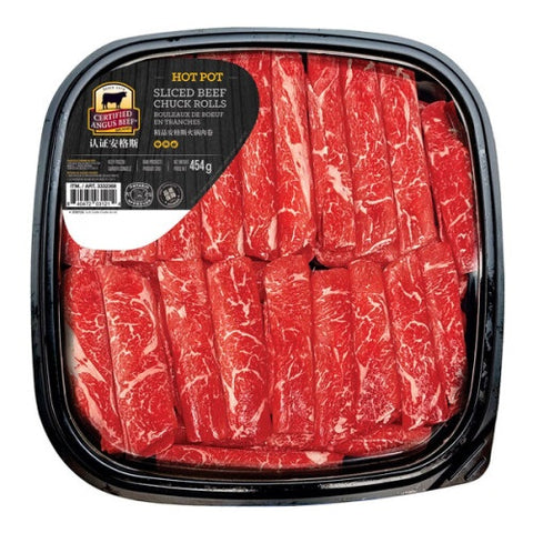 TFF Frozen Sliced Angus Beef Rolls, 454 g