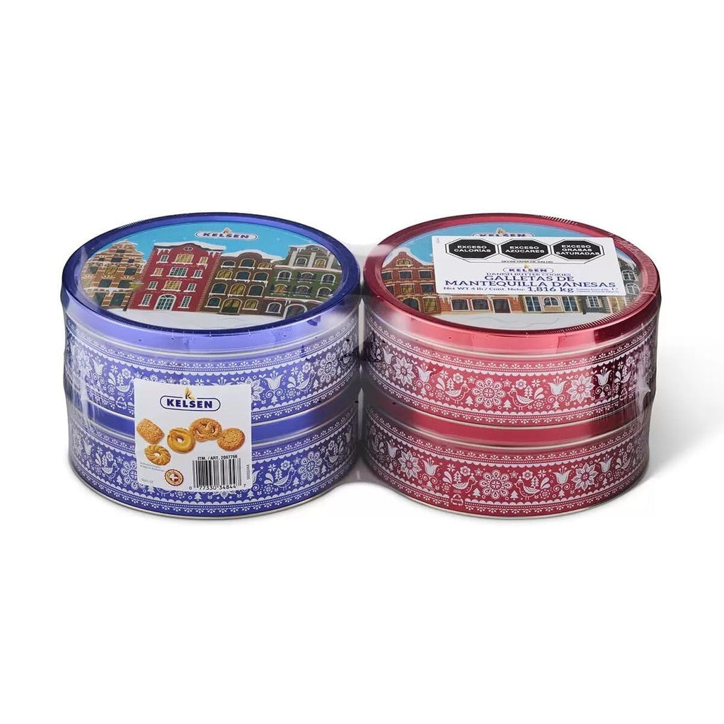 Kelsen Danish Cookies, 4 x 454 g