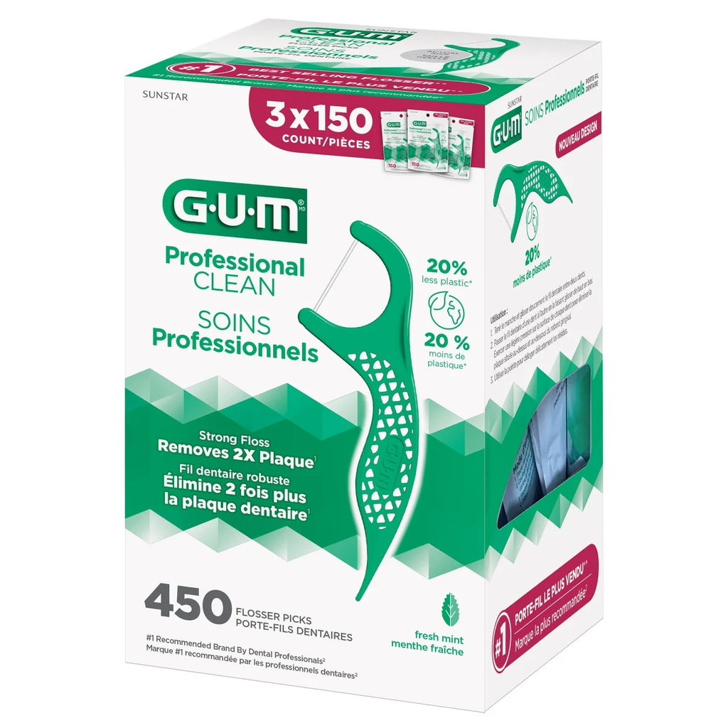 G-U-M Mint Flossers Pick, 450 counts