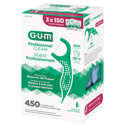 G-U-M Mint Flossers Pick, 450 counts