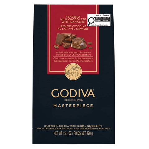 Godiva Masterpiece Milk Chocolate Ganache, 425 g