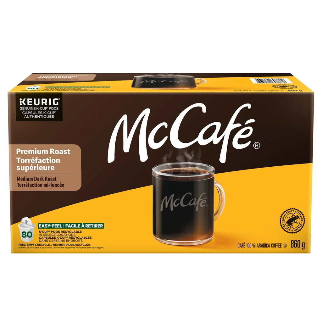 $12 OFF - McCafé Premium Roast Coffee K-Cup Pods, 80 units