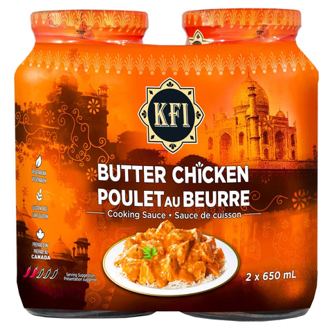 Kfi Inc. Butter Chicken Sauce, 2 x 650 mL
