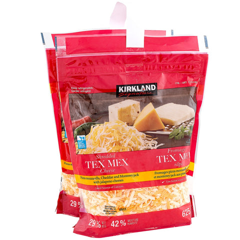 Kirkland Signature Shredded Tex Mex, 2 x 625 g