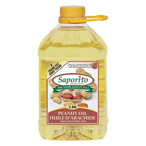 Saporito Peanut Oil, 2.8 L