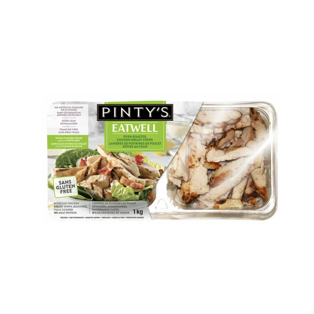 Pinty's Oven Roasted Chicken Breast Strips, 2 x 500 g