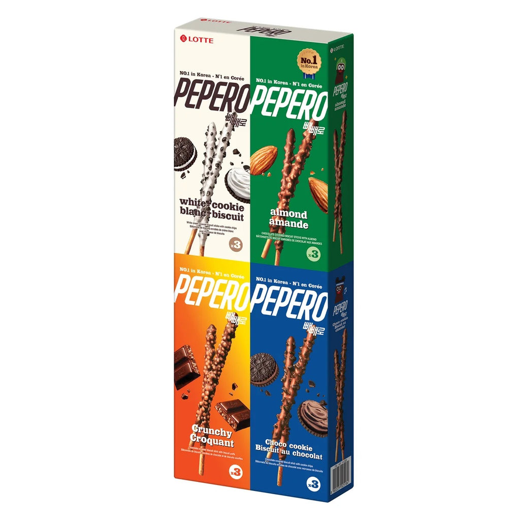 Lotte Pepero Assorted Pack, 405 g