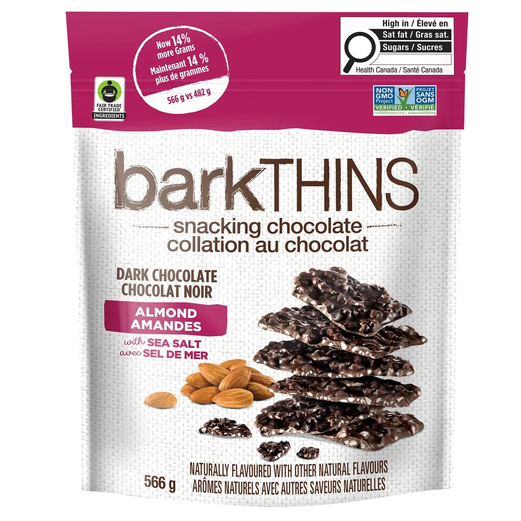 Barkthins Dark Chocolate Almond with Sea Salt, 566 g