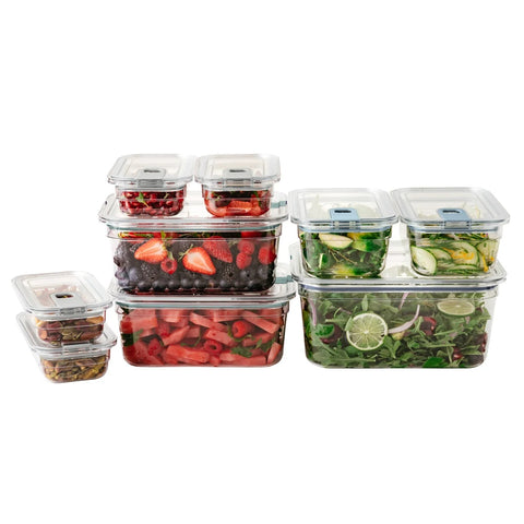 Pullbox Tritan Food Storage Set, 18 pieces